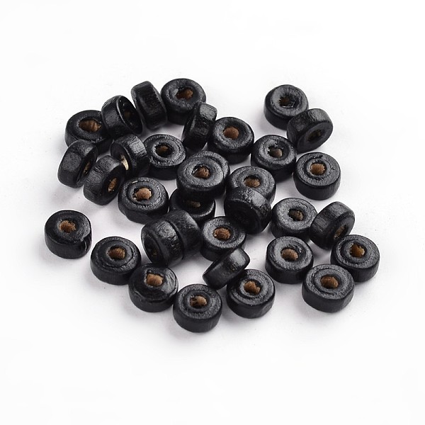 PandaHall Natural Maple Wood Beads, Lead Free, Flat Round, Dyed, Black, 6x3mm, Hole: 2mm Maple Wood Flat Round Black
PandaHall Natural Maple Wood Beads, Lead Free, Flat Round, Dyed, Black, 6x3mm, Hole: 2mm Maple Wood Flat Round Black