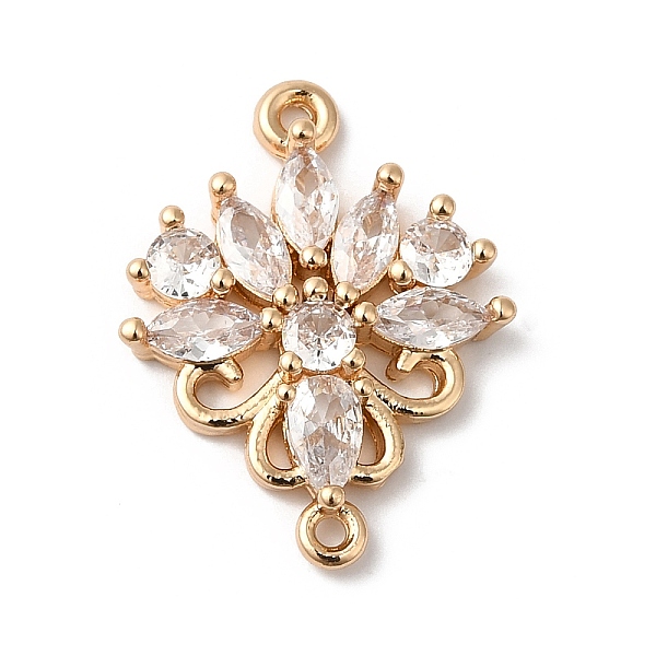 PandaHall Brass Pave Clear Glass Connector Charms, Flower Links, Golden, 20.5x16x3mm, Hole: 1mm Brass+Cubic Zirconia Flower Clear
PandaHall Brass Pave Clear Glass Connector Charms, Flower Links, Golden, 20.5x16x3mm, Hole: 1mm Brass+Cubic Zirconia Flower Clear