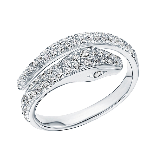 PandaHall 925 Sterling Silver Snake Shape Ring, with Micro Pave Cubic Zirconia Sterling Silver Snake
PandaHall 925 Sterling Silver Snake Shape Ring, with Micro Pave Cubic Zirconia Sterling Silver Snake