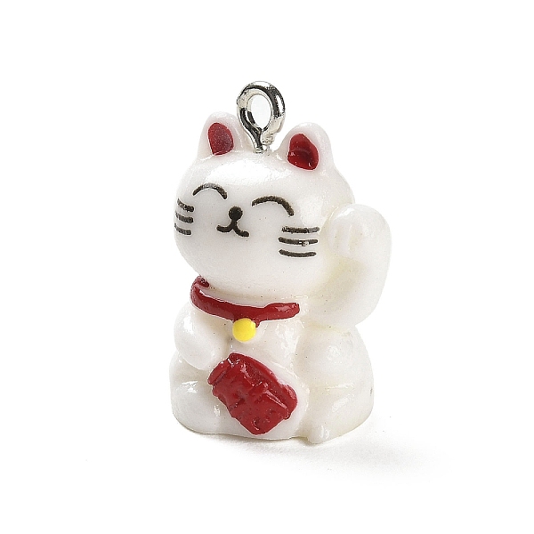 PandaHall Opaque Resin Pendants, Cute Lucky Cat Charms with Platinum Plated Iron Loops, White, 22.5x15x12.5mm, Hole: 1.8mm Resin Cat Shape...
PandaHall Opaque Resin Pendants, Cute Lucky Cat Charms with Platinum Plated Iron Loops, White, 22.5x15x12.5mm, Hole: 1.8mm Resin Cat Shape...