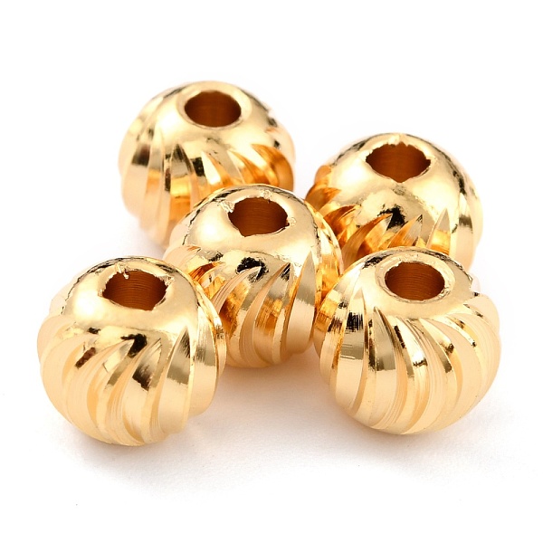 PandaHall Brass Beads, Long-Lasting Plated, Corrugated Round, Real 24K Gold Plated, 7x6mm, Hole: 2mm Brass Round
PandaHall Brass Beads, Long-Lasting Plated, Corrugated Round, Real 24K Gold Plated, 7x6mm, Hole: 2mm Brass Round