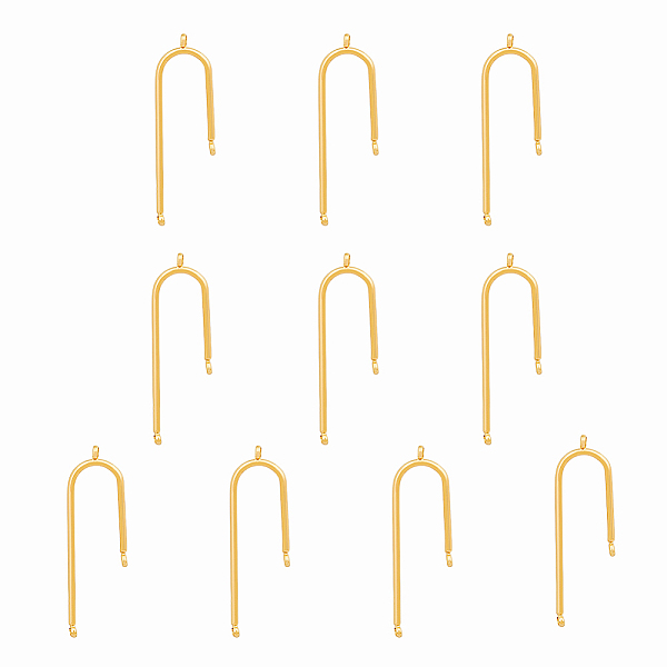 PandaHall SUPERFINDINGS Brass Chandelier Component Links, 3 Loop Connectors, Arch, Real 18K Gold Plated, 40x14x1.5mm, Hole: 1mm, 10pcs/box...
PandaHall SUPERFINDINGS Brass Chandelier Component Links, 3 Loop Connectors, Arch, Real 18K Gold Plated, 40x14x1.5mm, Hole: 1mm, 10pcs/box...