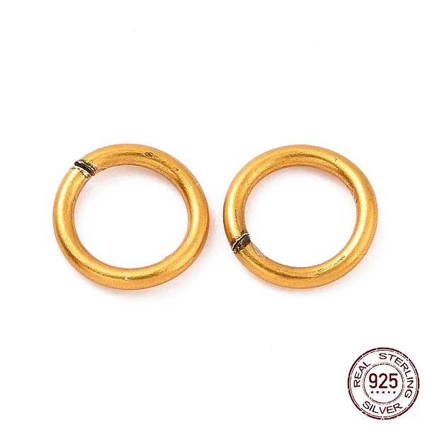 PandaHall 925 Sterling Silver Open Jump Rings, Antique Golden, 5x0.7mm, Inner Diameter: 3.6mm, about 180Pcs/10g Sterling Silver Ring
PandaHall 925 Sterling Silver Open Jump Rings, Antique Golden, 5x0.7mm, Inner Diameter: 3.6mm, about 180Pcs/10g Sterling Silver Ring