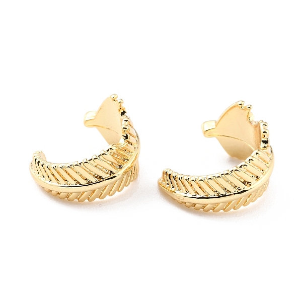 PandaHall Brass Cuff Earrings, Long-Lasting Plated, Feather, Real 18K Gold Plated, 13x8mm Brass
PandaHall Brass Cuff Earrings, Long-Lasting Plated, Feather, Real 18K Gold Plated, 13x8mm Brass