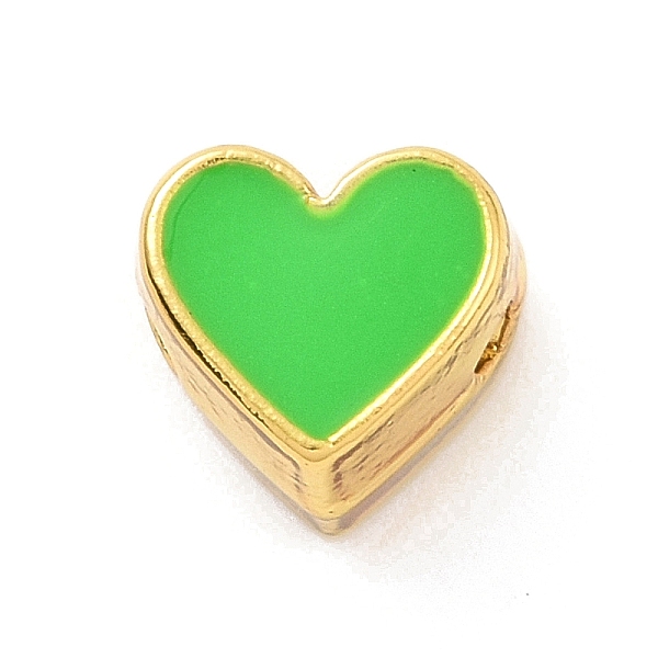 PandaHall Eco-friendly Rack Plating Brass Enamel Beads, Cadmium Free & Lead Free, Long-Lasting Plated, Real 18K Gold Plated, Heart, Lime..., Green
PandaHall Eco-friendly Rack Plating Brass Enamel Beads, Cadmium Free & Lead Free, Long-Lasting Plated, Real 18K Gold Plated, Heart, Lime..., Green