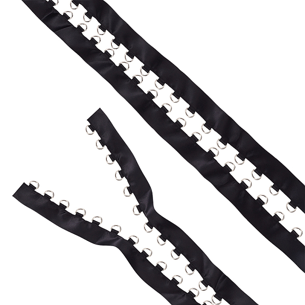 PandaHall Polyester with Iron D Rings Ribbon, Webbing Garment Sewing Accessories, Black, 24~36mm Polyester None Black
PandaHall Polyester with Iron D Rings Ribbon, Webbing Garment Sewing Accessories, Black, 24~36mm Polyester None Black