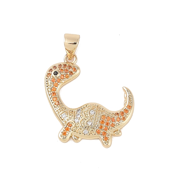 PandaHall Brass Micro Pave Cubic Zirconia Pendants, Real 18K Gold Plated, Dinosaur, Orange, 23.5x18.5x2.5mm, Hole: 4x3.5mm Brass+Cubic...
PandaHall Brass Micro Pave Cubic Zirconia Pendants, Real 18K Gold Plated, Dinosaur, Orange, 23.5x18.5x2.5mm, Hole: 4x3.5mm Brass+Cubic...