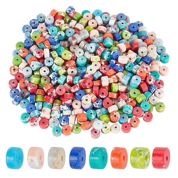 PandaHall 400 Pcs 8 Colors Natural Heishi Stone Beads, About 4.5mm Mini Disc Spacer Beads Flat Round Loose Stone Beads for Bracelet..., Multicolor
PandaHall 400 Pcs 8 Colors Natural Heishi Stone Beads, About 4.5mm Mini Disc Spacer Beads Flat Round Loose Stone Beads for Bracelet..., Multicolor