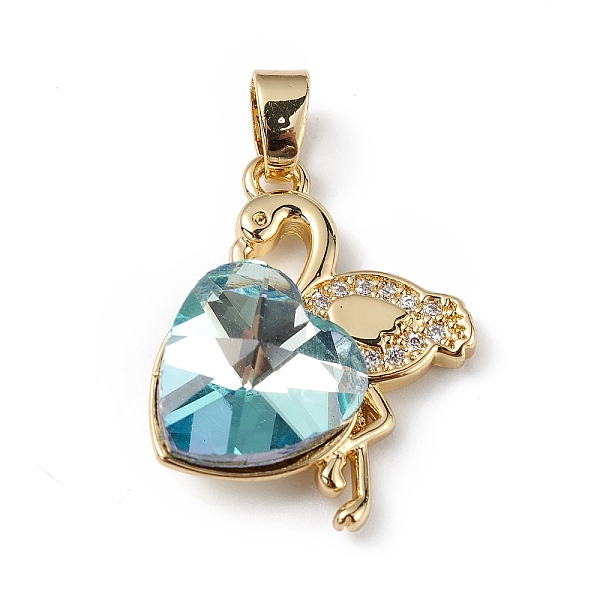 PandaHall Real 18K Gold Plated Rack Plating Brass Micro Pave Clear Cubic Zirconia Pendants, with Glass, Long-Lasting Plated, Cadmium Free &...
PandaHall Real 18K Gold Plated Rack Plating Brass Micro Pave Clear Cubic Zirconia Pendants, with Glass, Long-Lasting Plated, Cadmium Free &...