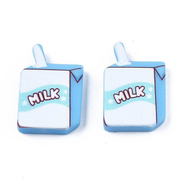PandaHall Opaque Resin Cabochons, Milk Box, Light Sky Blue, 22x15x5.5mm Resin Box
PandaHall Opaque Resin Cabochons, Milk Box, Light Sky Blue, 22x15x5.5mm Resin Box