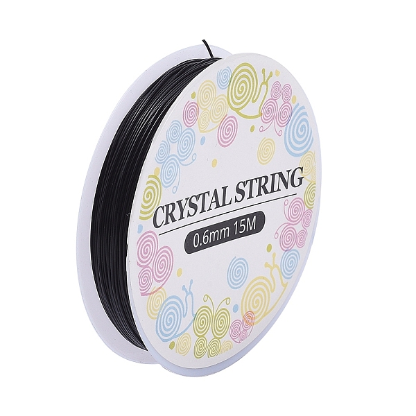 PandaHall Elastic Crystal Thread, Stretchy String Bead Cord, for Beaded Jewelry Making, Black, 0.6mm, about 16.4 yards(15m)/roll TPU Round...
PandaHall Elastic Crystal Thread, Stretchy String Bead Cord, for Beaded Jewelry Making, Black, 0.6mm, about 16.4 yards(15m)/roll TPU Round...