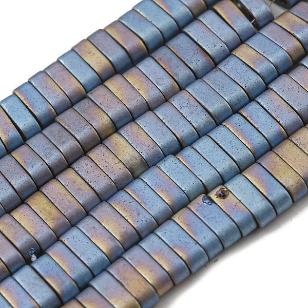 PandaHall Electroplated Non-magnetic Synthetic Hematite Beads Strands, Rectangle, Matte Style, 2-Hole, Cornflower Blue, 6x2x3mm, Hole: 1.2mm...
PandaHall Electroplated Non-magnetic Synthetic Hematite Beads Strands, Rectangle, Matte Style, 2-Hole, Cornflower Blue, 6x2x3mm, Hole: 1.2mm...