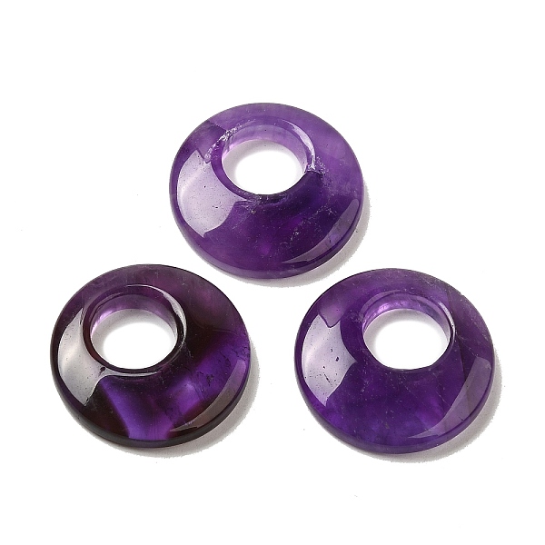 PandaHall Natural Amethyst Pendants, Donut/Pi Disc Charms, 27.5~28x4.5~5.5mm Amethyst Donut
PandaHall Natural Amethyst Pendants, Donut/Pi Disc Charms, 27.5~28x4.5~5.5mm Amethyst Donut