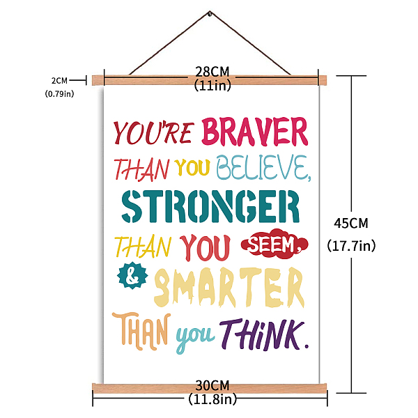 PandaHall Cotton & Linen Hanging Painting, with Word Pattern, Decoration Accessories, Rectangle, Colorful, 440x280mm Cotton Rectangle
PandaHall Cotton & Linen Hanging Painting, with Word Pattern, Decoration Accessories, Rectangle, Colorful, 440x280mm Cotton Rectangle