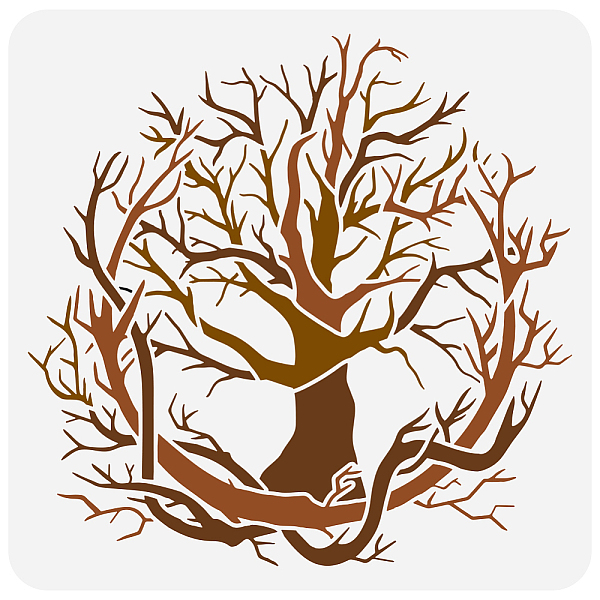 PandaHall PET Hollow Out Drawing Painting Stencils, for DIY Scrapbook, Photo Album, Tree, 30x30cm Plastic Tree
PandaHall PET Hollow Out Drawing Painting Stencils, for DIY Scrapbook, Photo Album, Tree, 30x30cm Plastic Tree