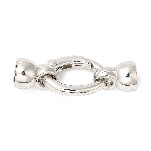 PandaHall Rack Plating Brass Fold Over Clasps, Oval, Lead Free & Cadmium Free, Long-Lasting Plated, Platinum, 22x40mm, Hole: 1.4mm Brass
PandaHall Rack Plating Brass Fold Over Clasps, Oval, Lead Free & Cadmium Free, Long-Lasting Plated, Platinum, 22x40mm, Hole: 1.4mm Brass