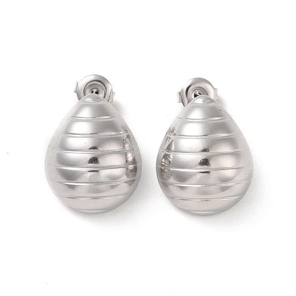 PandaHall Teardrop 304 Stainless Steel Stud Earrings for Women, Stainless Steel Color, 20x16mm 304 Stainless Steel Teardrop
PandaHall Teardrop 304 Stainless Steel Stud Earrings for Women, Stainless Steel Color, 20x16mm 304 Stainless Steel Teardrop