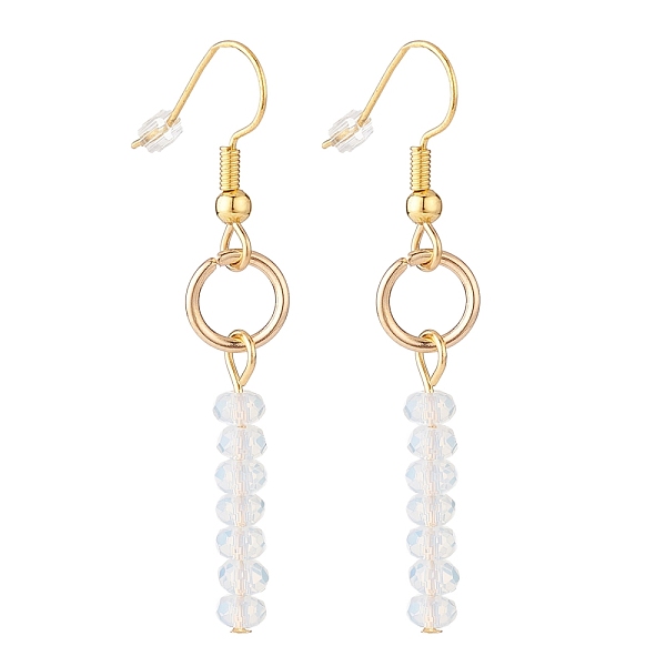 PandaHall Opalite Beads Dangle Earrings, Round Stone Tassel Drop Earrings, Golden, 50mm, Pin: 0.6mm Opalite
PandaHall Opalite Beads Dangle Earrings, Round Stone Tassel Drop Earrings, Golden, 50mm, Pin: 0.6mm Opalite