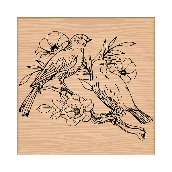 PandaHall CRASPIRE 1Pc Beechwood Stamps & 1Pc Resin Stamp Sheet, Square, Scrapbook Accessories, Bird Pattern, 7.6x7.58x2.5cm, 1pc/style...
PandaHall CRASPIRE 1Pc Beechwood Stamps & 1Pc Resin Stamp Sheet, Square, Scrapbook Accessories, Bird Pattern, 7.6x7.58x2.5cm, 1pc/style...