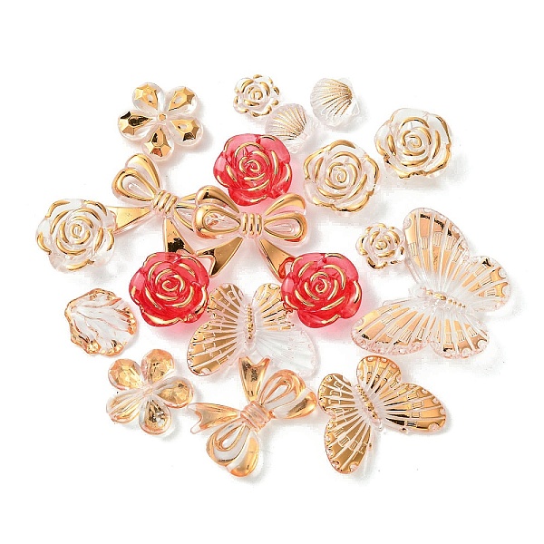 PandaHall Transparent Acrylic Beads, Mixed shapes, Red, 10.5~47x11.5~61x2.5~7.5mm, Hole: 1.6~2.5mm, about 349pcs/500g Acrylic Mixed Shapes...
PandaHall Transparent Acrylic Beads, Mixed shapes, Red, 10.5~47x11.5~61x2.5~7.5mm, Hole: 1.6~2.5mm, about 349pcs/500g Acrylic Mixed Shapes...