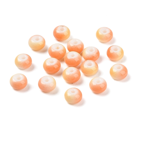 PandaHall Opaque Spray Painted Glass Beads, Rondelle, Light Salmon, 8x5mm, Hole: 2mm, about 1041pcs/500g Glass Rondelle
PandaHall Opaque Spray Painted Glass Beads, Rondelle, Light Salmon, 8x5mm, Hole: 2mm, about 1041pcs/500g Glass Rondelle