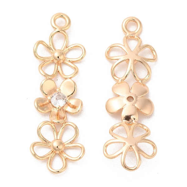 PandaHall Brass with Glass Pendants, Flower Charm, Real 18K Gold Plated, 28x8x2mm, Hole: 1.4mm Brass+Glass Flower Clear
PandaHall Brass with Glass Pendants, Flower Charm, Real 18K Gold Plated, 28x8x2mm, Hole: 1.4mm Brass+Glass Flower Clear