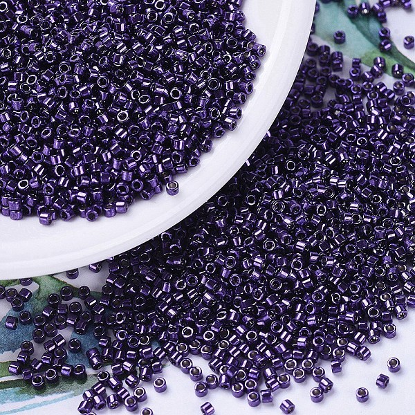 PandaHall MIYUKI Delica Beads, Cylinder, Japanese Seed Beads, 11/0, (DB0464) Galvanized Eggplant, 1.3x1.6mm, Hole: 0.8mm, about 10000pcs/bag..., Purple
PandaHall MIYUKI Delica Beads, Cylinder, Japanese Seed Beads, 11/0, (DB0464) Galvanized Eggplant, 1.3x1.6mm, Hole: 0.8mm, about 10000pcs/bag..., Purple