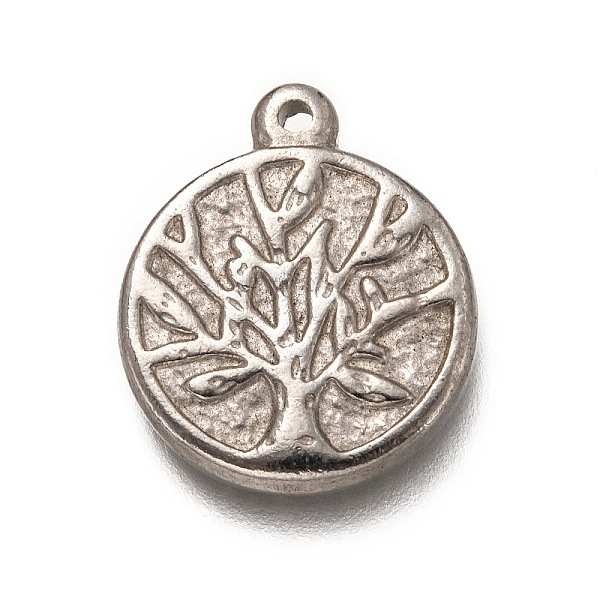 PandaHall 304 Stainless Steel Pendants, Flat Round with Tree, Stainless Steel Color, 19.5x16.5x2.5mm, Hole: 1.4mm 304 Stainless Steel Flat...
PandaHall 304 Stainless Steel Pendants, Flat Round with Tree, Stainless Steel Color, 19.5x16.5x2.5mm, Hole: 1.4mm 304 Stainless Steel Flat...