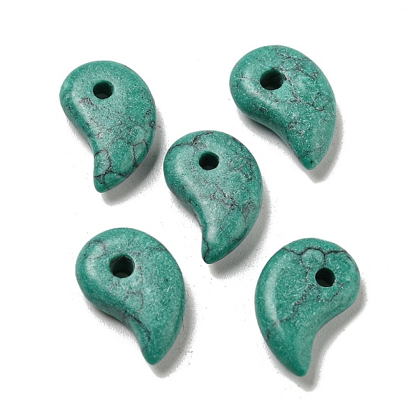 PandaHall Dyed Synthetic Turquoise Beads, Magatama, Sea Green, 14.5~16x9.5~10x4~4.5mm, Hole: 2mm Synthetic Turquoise Others
PandaHall Dyed Synthetic Turquoise Beads, Magatama, Sea Green, 14.5~16x9.5~10x4~4.5mm, Hole: 2mm Synthetic Turquoise Others