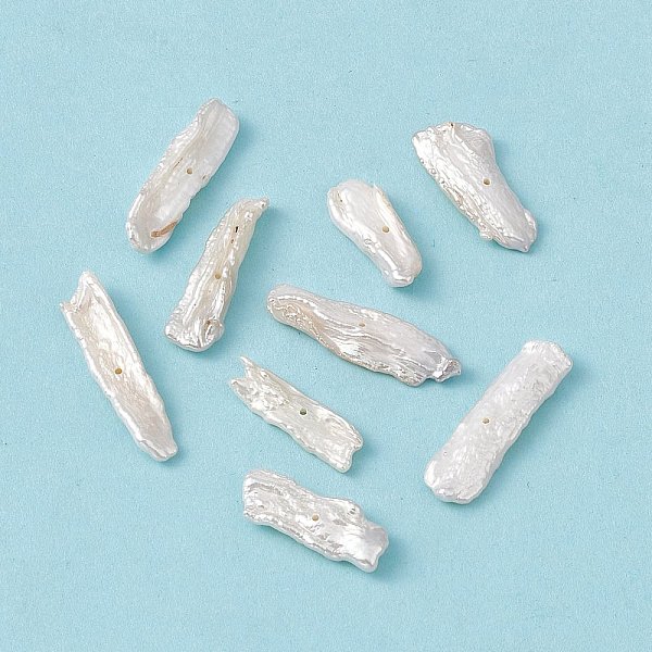 PandaHall Baroque Natural Keshi Pearl Beads, Rectangle, Seashell Color, 17~27x5~8.5x2~3mm, Hole: 0.7mm Keshi Pearl Rectangle
PandaHall Baroque Natural Keshi Pearl Beads, Rectangle, Seashell Color, 17~27x5~8.5x2~3mm, Hole: 0.7mm Keshi Pearl Rectangle