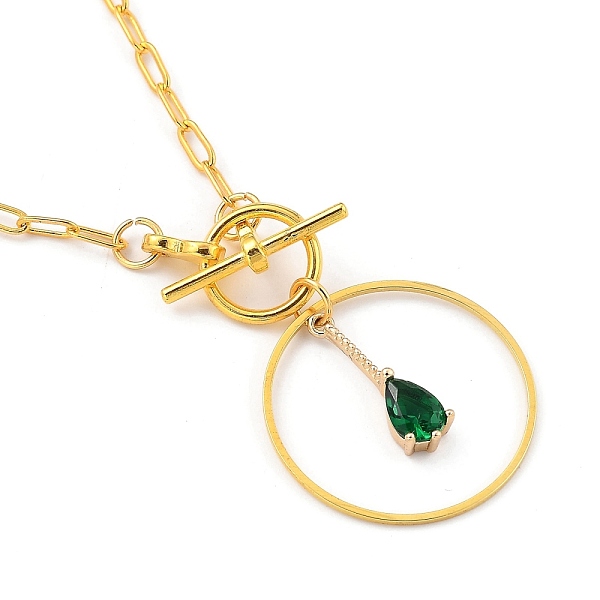 PandaHall Teardrop Transparent Glass Pendant Necklaces, with Alloy Toggle Clasps, Brass Paperclip Chains & Linking Rings, Golden, Sea Green...
PandaHall Teardrop Transparent Glass Pendant Necklaces, with Alloy Toggle Clasps, Brass Paperclip Chains & Linking Rings, Golden, Sea Green...