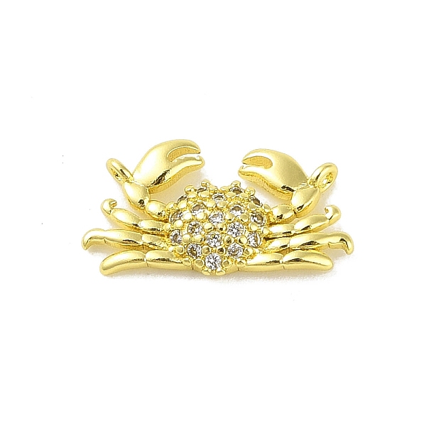 PandaHall Brass Micro Pave Cubic Zirconia Pendants, Real 18K Gold Plated, Crab, Clear, 11x20.5x3mm, Hole: 1.2mm Brass+Cubic Zirconia Crab...
PandaHall Brass Micro Pave Cubic Zirconia Pendants, Real 18K Gold Plated, Crab, Clear, 11x20.5x3mm, Hole: 1.2mm Brass+Cubic Zirconia Crab...