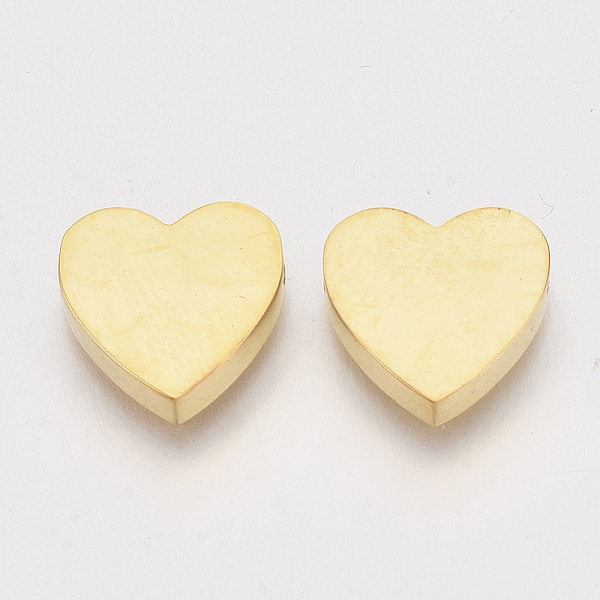 PandaHall 304 Stainless Steel Beads, Heart, Golden, 11x12x3mm, Hole: 1.8mm 304 Stainless Steel Heart
PandaHall 304 Stainless Steel Beads, Heart, Golden, 11x12x3mm, Hole: 1.8mm 304 Stainless Steel Heart