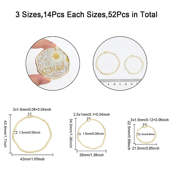 PandaHall CHGCRAFT 52Pcs 3 Styles Open Back Bezel Pendants Oval Hollow Frames Resin Charm Frame Alloy Epoxy Resin Charms for DIY UV Resin...
PandaHall CHGCRAFT 52Pcs 3 Styles Open Back Bezel Pendants Oval Hollow Frames Resin Charm Frame Alloy Epoxy Resin Charms for DIY UV Resin...