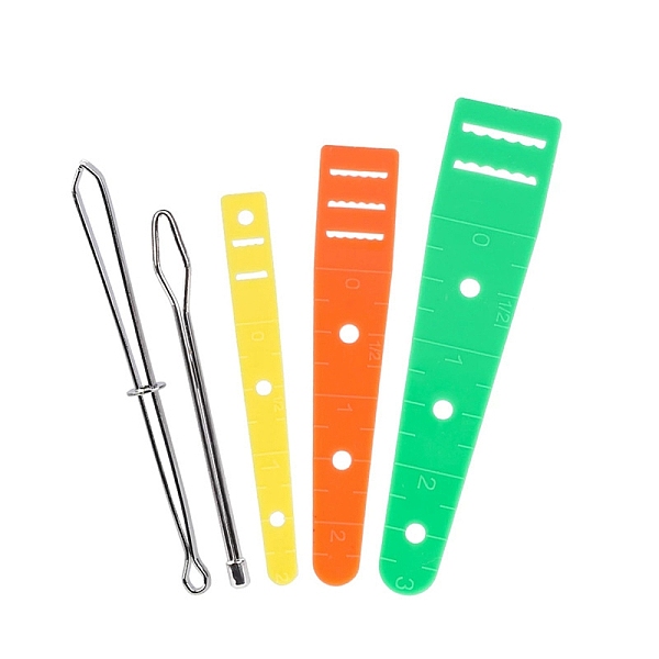 PandaHall 5Pcs High Manganese Steel and PVC Sewing Tool Set, Bodkin Needle, Elastic Band Threader Drawstring Guide, Sewing Waistband Elastic..., Multicolor
PandaHall 5Pcs High Manganese Steel and PVC Sewing Tool Set, Bodkin Needle, Elastic Band Threader Drawstring Guide, Sewing Waistband Elastic..., Multicolor