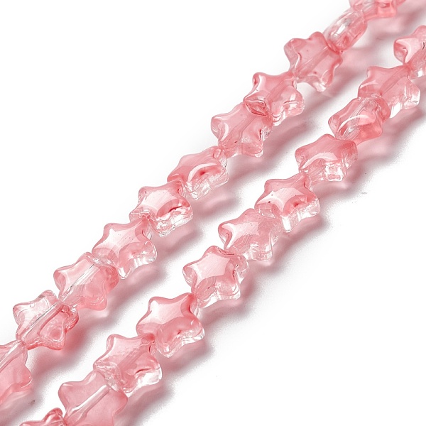 PandaHall Transparent Glass Beads Strand, Star, Light Coral, 8~8.5x8~8.5x3.5~4mm, Hole: 1mm, about 50pcs/strand, 14.25~15.35 inch(36.2~39cm)...
PandaHall Transparent Glass Beads Strand, Star, Light Coral, 8~8.5x8~8.5x3.5~4mm, Hole: 1mm, about 50pcs/strand, 14.25~15.35 inch(36.2~39cm)...