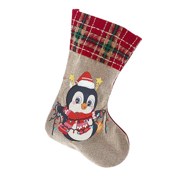 PandaHall DIY Diamond Painting Christmas Stocking Kit, Including Burlap Socks, Resin Rhinestones Bag, Diamond Sticky Pen, Tray Plate & Glue..., Orange
PandaHall DIY Diamond Painting Christmas Stocking Kit, Including Burlap Socks, Resin Rhinestones Bag, Diamond Sticky Pen, Tray Plate & Glue..., Orange