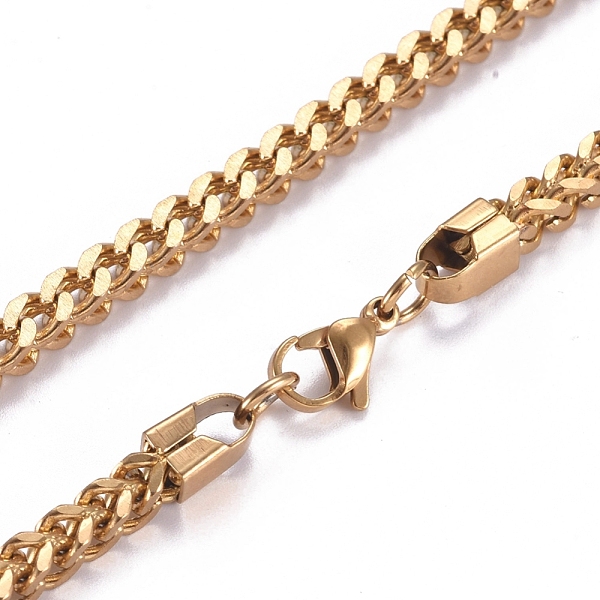 PandaHall Men's 304 Stainless Steel Diamond Cut Cuban Link Chain Necklaces, with Lobster Claw Clasps, Golden, 23.6 inch(60cm) 304 Stainless...
PandaHall Men's 304 Stainless Steel Diamond Cut Cuban Link Chain Necklaces, with Lobster Claw Clasps, Golden, 23.6 inch(60cm) 304 Stainless...