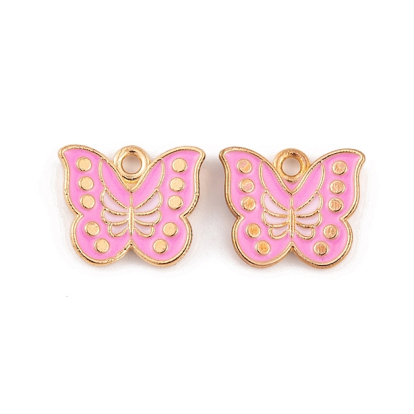 PandaHall Light Gold Plated Alloy Enamel Pendants, Cadmium Free & Lead Free, Butterfly Charm, Pink, 13x15x2.5mm, Hole: 2mm Alloy+Enamel...
PandaHall Light Gold Plated Alloy Enamel Pendants, Cadmium Free & Lead Free, Butterfly Charm, Pink, 13x15x2.5mm, Hole: 2mm Alloy+Enamel...
