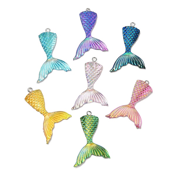 PandaHall Translucent Resin Pendants, with Platinum Tone Iron Loops, Fish Tail Charms, Mixed Color, 43.5x26x4mm, Hole: 2mm Iron+Resin Fish..., Multicolor
PandaHall Translucent Resin Pendants, with Platinum Tone Iron Loops, Fish Tail Charms, Mixed Color, 43.5x26x4mm, Hole: 2mm Iron+Resin Fish..., Multicolor