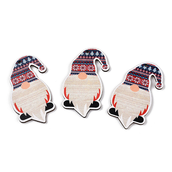 PandaHall Christmas Single Face Printed Wood Big Pendants, Gnome Charms, Colorful, 54x37x26mm, Hole: 2mm Wood Gnome
PandaHall Christmas Single Face Printed Wood Big Pendants, Gnome Charms, Colorful, 54x37x26mm, Hole: 2mm Wood Gnome