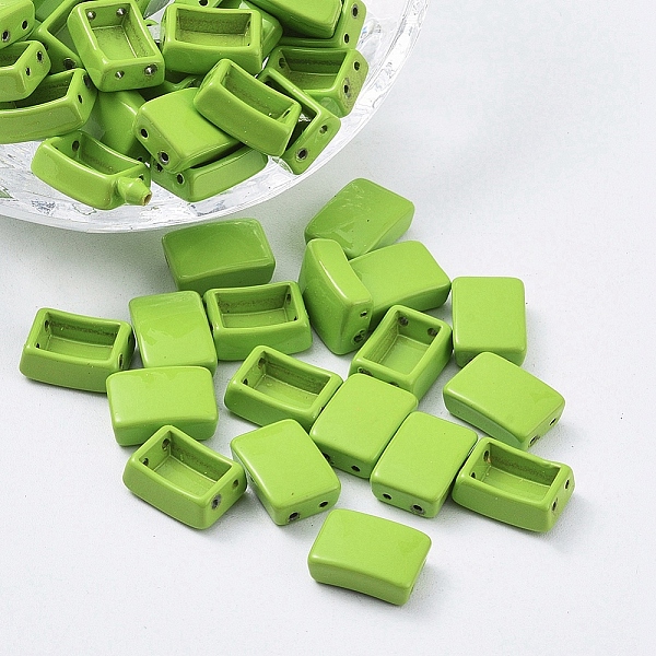 PandaHall Spray Painted Alloy Multi-Strand Links, For Tile Elastic Bracelets Making, Rectangle, Lime, 11.3x8x4mm, Hole: 0.8mm Alloy..., Green
PandaHall Spray Painted Alloy Multi-Strand Links, For Tile Elastic Bracelets Making, Rectangle, Lime, 11.3x8x4mm, Hole: 0.8mm Alloy..., Green