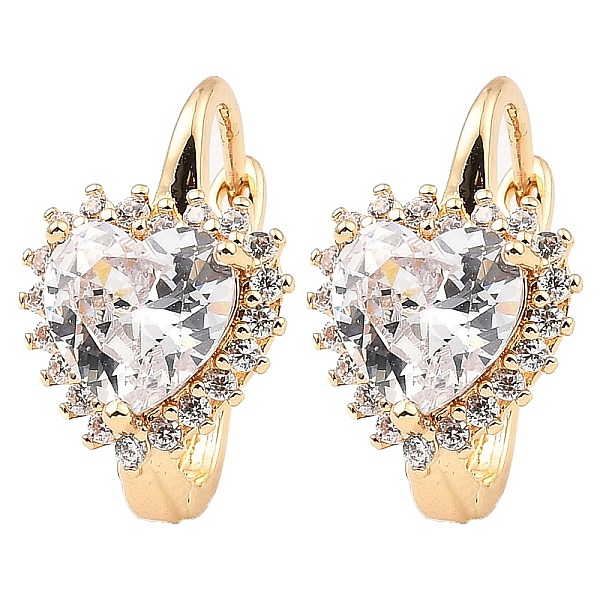 PandaHall Brass Micro Pave Cubic Zirconia Hoop Earrings, Heart, Light Gold, 19x12x15mm Cubic Zirconia Heart
PandaHall Brass Micro Pave Cubic Zirconia Hoop Earrings, Heart, Light Gold, 19x12x15mm Cubic Zirconia Heart