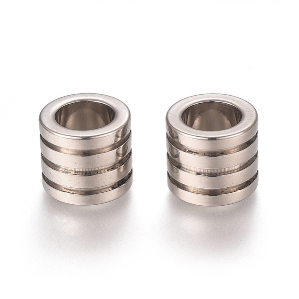 PandaHall 201 Stainless Steel Grooved Beads, Column, Stainless Steel Color, 8.5x10mm, Hole: 6mm 201 Stainless Steel Column
PandaHall 201 Stainless Steel Grooved Beads, Column, Stainless Steel Color, 8.5x10mm, Hole: 6mm 201 Stainless Steel Column