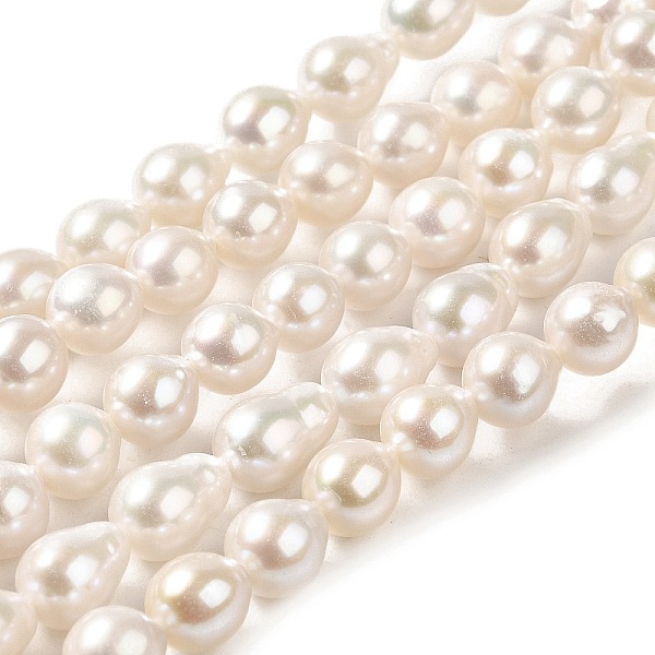 PandaHall Natural Cultured Freshwater Pearl Beads Strands, Grade 5A, Round, Old Lace, 7~8x7mm, Hole: 0.5mm, about 51pcs/strand, 15.35''...
PandaHall Natural Cultured Freshwater Pearl Beads Strands, Grade 5A, Round, Old Lace, 7~8x7mm, Hole: 0.5mm, about 51pcs/strand, 15.35''...