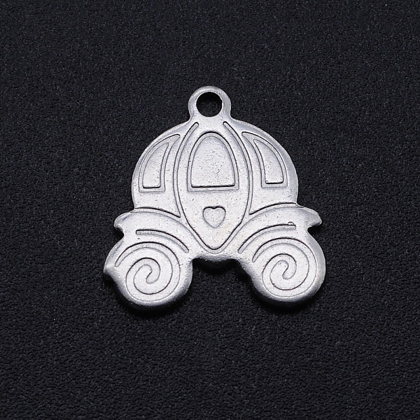 PandaHall 201 Stainless Steel Pendants, Pumpkin Cart, Stainless Steel Color, 15.5x15x1mm, Hole: 1.4mm 201 Stainless Steel Vehicle
PandaHall 201 Stainless Steel Pendants, Pumpkin Cart, Stainless Steel Color, 15.5x15x1mm, Hole: 1.4mm 201 Stainless Steel Vehicle