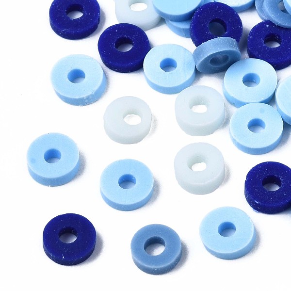 PandaHall Handmade Polymer Clay Beads, Heishi Beads, Disc/Flat Round, Mixed Color, 4x0.5~1.5mm, Hole: 1.5mm, about 66600pcs/1000g Polymer..., Multicolor
PandaHall Handmade Polymer Clay Beads, Heishi Beads, Disc/Flat Round, Mixed Color, 4x0.5~1.5mm, Hole: 1.5mm, about 66600pcs/1000g Polymer..., Multicolor