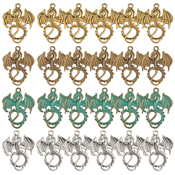 PandaHall SUNNYCLUE 1 Box 24Pcs Dragon Charms Pendant Tibetan Style Alloy Animal Pendants Jewelry Findings Making Accessory for DIY Necklace...
PandaHall SUNNYCLUE 1 Box 24Pcs Dragon Charms Pendant Tibetan Style Alloy Animal Pendants Jewelry Findings Making Accessory for DIY Necklace...