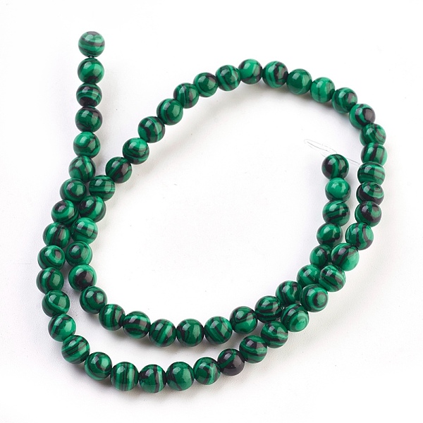 PandaHall Synthetic Malachite Beads Strands, Dyed, Round, Green, 6mm, Hole: 1.2mm Malachite Round Green
PandaHall Synthetic Malachite Beads Strands, Dyed, Round, Green, 6mm, Hole: 1.2mm Malachite Round Green