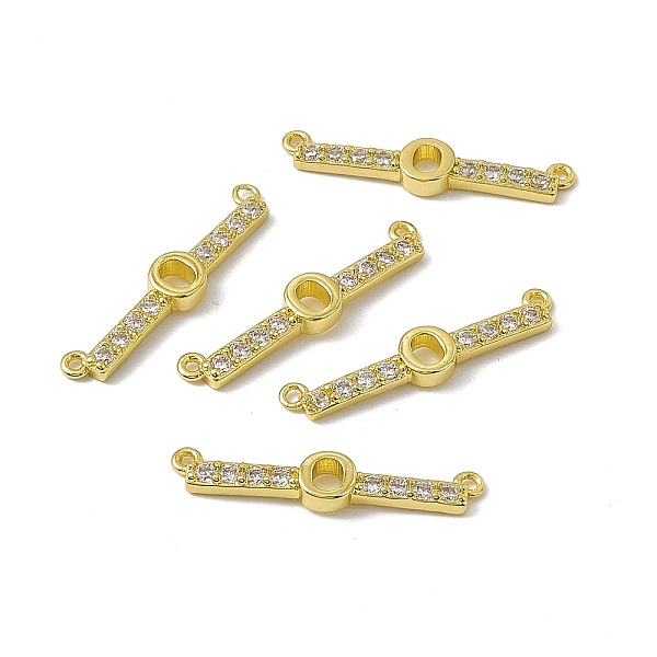 PandaHall Rack Plating Brass Micro Pave Clear Cubic Zirconia Connector Charms, Real 18K Gold Plated, Long-Lasting Plated, Cadmium Free &...
PandaHall Rack Plating Brass Micro Pave Clear Cubic Zirconia Connector Charms, Real 18K Gold Plated, Long-Lasting Plated, Cadmium Free &...